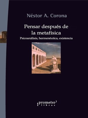 cover image of Pensar después de la metafísica